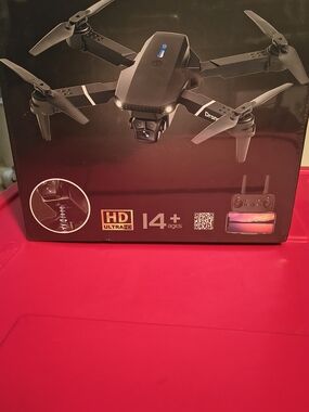 Black HD Ultra HD Drone with Camera - Brand Unspecified